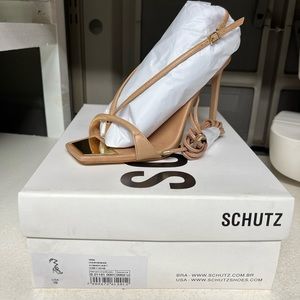 Schutz strappy heels